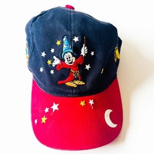 Vintage Walt Disney World Mickey Mouse Sorcerer Kids Hat